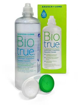 Розчин для контактних лінз багатофункціональний Bausch&Lomb Biotrue 120 мл