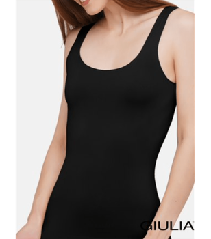Безшовна майка з мікрофібри GIULIA - Giulia - TANK - S/M - Black (Чорний)