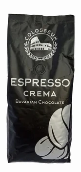Кава в зернах Colosseo colosseum espresso crema bavarian chocolate шоколад 1кг