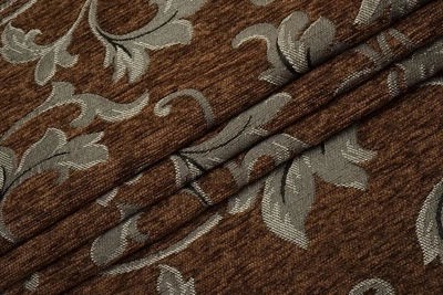 Меблева тканина Exim textile Бостон Шеніл BROWN