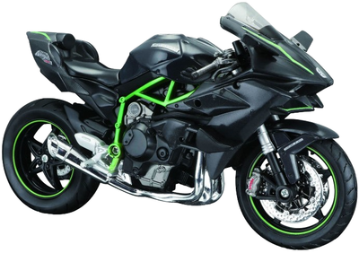 Металева модель мотоцикла Maisto Kawasaki Ninja H2 R з підставкою 1:12 (090159327080)