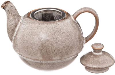 Dzbanek Secret de Gourmet Callie ceramiczny z filiżanką ciemnoszary 500 ml (3560232702648)