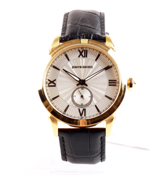 Часы Pierre Cardin PC105291F04 в золотистом и черном цвете.