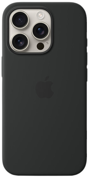 Чохол Apple iPhone 16 Pro Max Silicone Case MagSafe Black (MYYT3ZM/A)