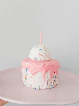 Бенто свічка з кулькою морозива BeyondGelato candle 12см