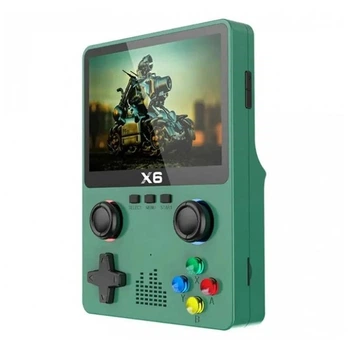 Портативна ігрова консоль X6 4,3 дюйма 500 games in 1 Green