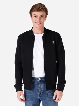 Толстовка на блискавці чоловіча Colin`s CL1066812BLK S Чорна (8684112034652)