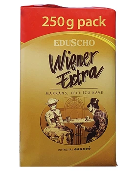 Кава мелена Eduscho Wiener Extra Ground Coffee 100% Робуста Едушо Війнер Екстра Вакуум пакет 250г