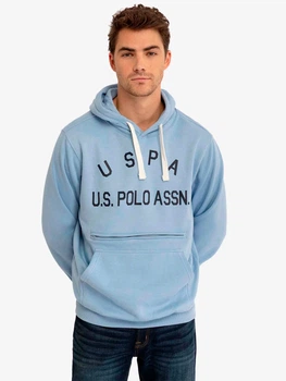 Худі чоловіче U.S. Polo Assn 11A932-8J00A M Блакитне (786660496390)