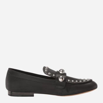 Женские лоферы кожаные Karl Lagerfeld 194398956 37 (6.5) 24 см Черные (1159812684)