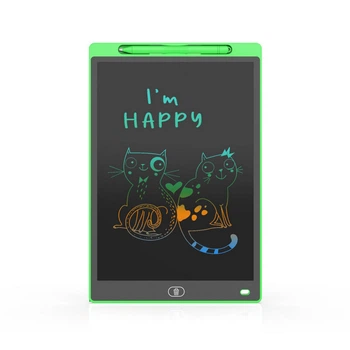 Планшет для малювання 16" Багатокольоровий Графічний LCD планшет. Колір зелений (8139)