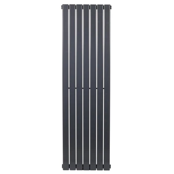 Дизайнерский радиатор отопления Betatherm Blende 7/1400/394 вертикальный серый матовый