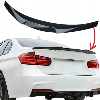 Спойлер багажника BMW F30, в стиле М4, черный глянец