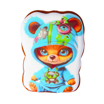 Пряник медово-имбирный с пищевой печатью "Крафт пряник" "Dream bear - мальчик" 45 г