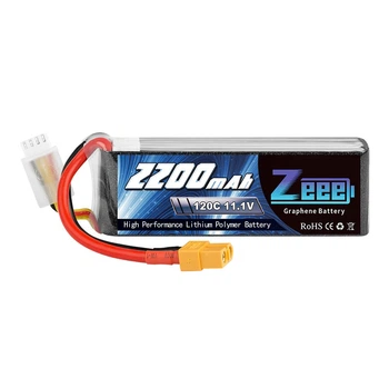 Аккумулятор Zeee 11.1V 120C 2200mah 3S RC Li-po XT60 cp
