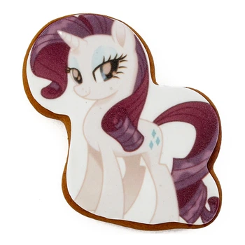 Пряник медово-имбирный с пищевой печатью "Крафт пряник" "My Little Pony Rarity - Рерити" 45 г
