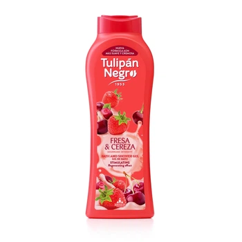 Гель для душу Tulipan Negro "Полуниця та вишня" 650 мл (113524)