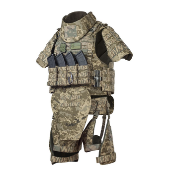 Бронекостюм ATAS (Advanced Ukrarmor Tactical Armor Suit) Level II. Клас захисту - 2. Піксель (мм-14). S/M