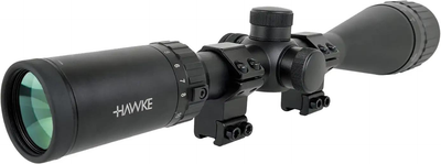 Оптичний приціл Hawke Fast Mount 4-16x50 AO сітка Mil Dot з підсвічуванням. Кільця на Ластівчин хвіст