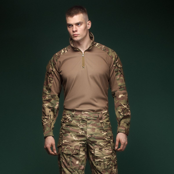 Боевая рубашка TAC-24 Ukrarmor ACS Multicam. Army Combat Shirt. Технология Near-Infrared Reflectance XXL/Long