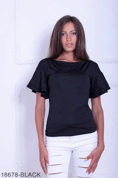 Женская блузка Подіум Scarlett 18678-BLACK S Черный