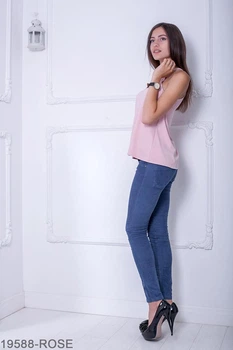 Женская блузка Подіум Amelia 19588-ROSE XL Розовый