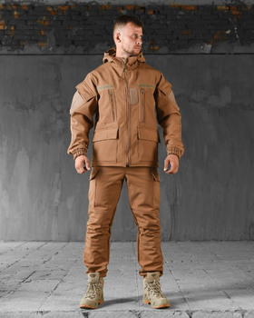 Тактический демисезонный костюм SoftShell S койот (51853)