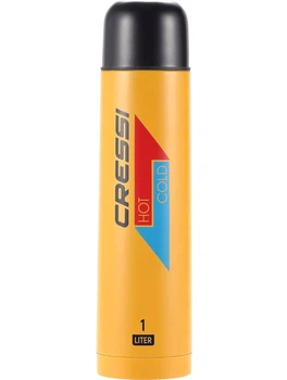 Термос Cressi-Sub St Steelthermal Flask 1 LT Yellow/Red (1092-8022983161662)