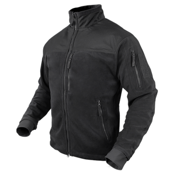 Флісовий тактичний светр Condor ALPHA Mirco Fleece Jacket 601 Small, Чорний