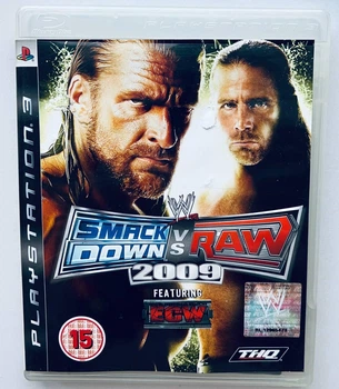 WWE SmackDown vs Raw 2009, английская версия - диск для PlayStation 3, Б/У