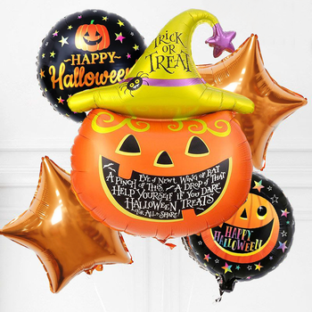 Фонтан Из Шаров Тыква Хэллоуин Halloween