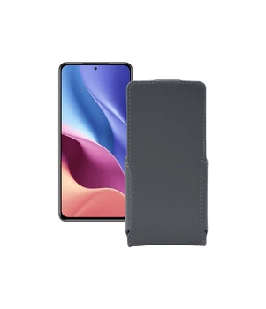 Чохол-фліп з екошкіри для телефону Xiaomi Redmi K40 2021 Сірий