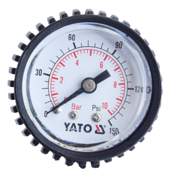 Манометр для шин YATO ZY2370124 на пистолет YT-23701