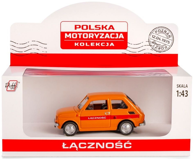 Pojazd metalowy Daffi PRL Fiat 126p Łączność (5905422115996)