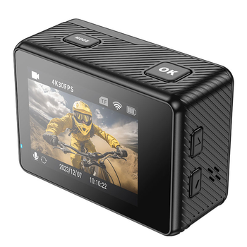 Экшн-камера HOCO DV101 dual color screen sports camera Black 6942007616805