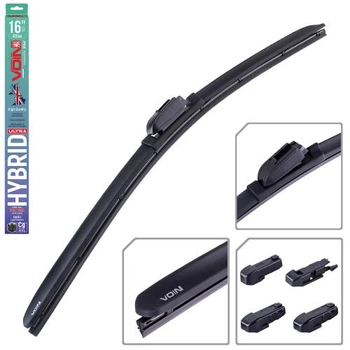 Щетки стеклоочистителя гибридные VOIN 16"-400мм (TPX6M-16") HYBRID Ultra (5 адаптеров)
