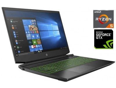 Игровой ноутбук Б-класс HP Pavilion Gaming 15-ec0013dx / 15.6" (1920x1080) IPS / AMD Ryzen 5 3550H (4 (8) ядер по 2.1 - 3.7 GHz) / 8 GB DDR4 / 256 GB SSD NVMe / nVidia GeForce GTX 1050, 3 GB GDDR5, 96-bit / WebCam б/у