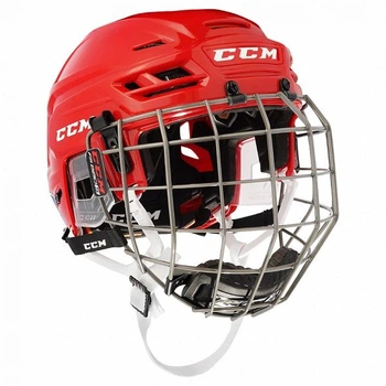 Шлем CCM TACKS 710 с решеткой RED Размер S T710C-R-S