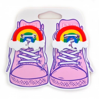 Набір аксесуарів для шнурків YES Rainbow (555814)