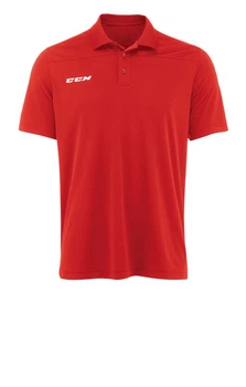 Поло CCM Team Polo Red SR взрослое Размер XS Polo-Red-SR-XS
