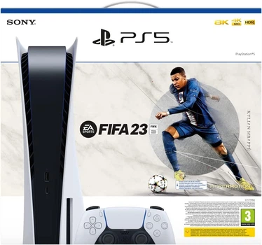 PlayStation 5 Bundle (825 Gb, белый, FIFA 23)