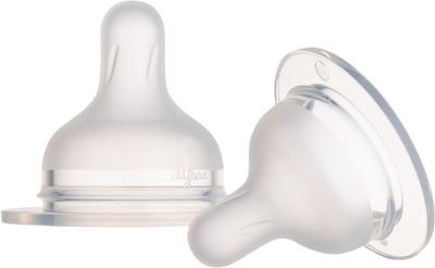 Соска силіконова Canpol babies до пляшечки S-Shape M повільна 2 шт (59/892)