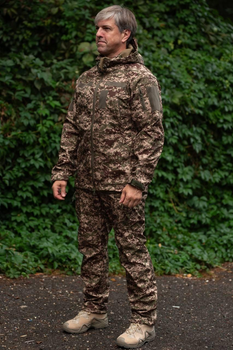 Чоловічий тактичний Костюм Soft Shell Military Хижак НГУ Куртка Штани 2XL