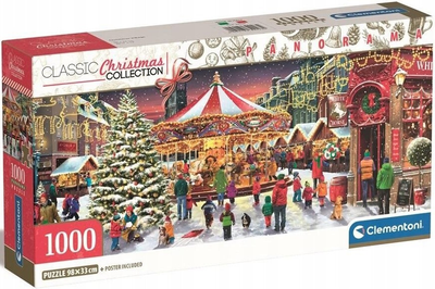 Puzzle Clementoni Panorama Compact Christmas Collection 1000 elementów (8005125399284)