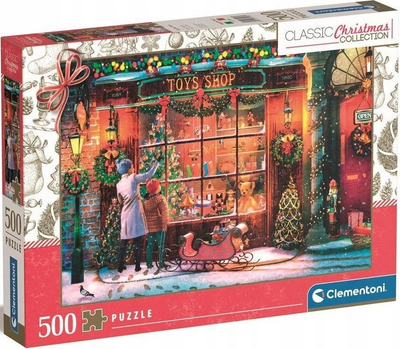 Puzzle Clementoni Classic Christmas Collection 500 elementów (8005125814961)