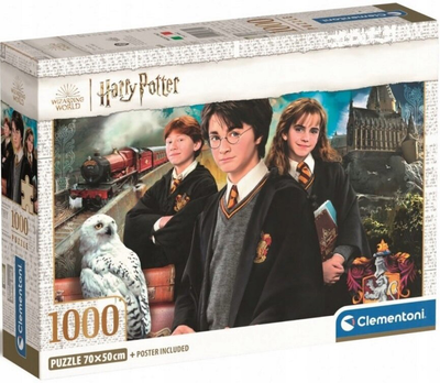 Puzzle Clementoni Compact Harry Potter 1000 elementów (8005125398621)