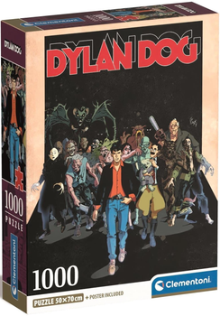 Puzzle Clementoni Compact Dylan Dog 1000 elementów (8005125398188)