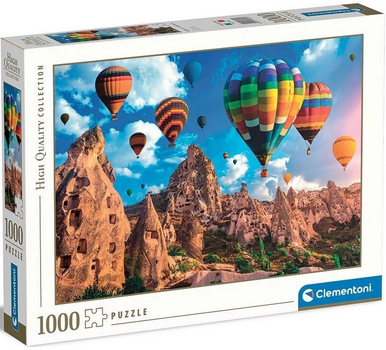 Puzzle Clementoni Hq Balloons In Cappadocia 1000 elementów (8005125398256)