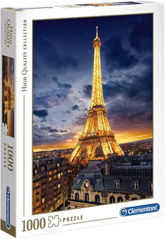 Puzzle Clementoni Hq Tour Eiffel 1000 elementów (8005125395149)