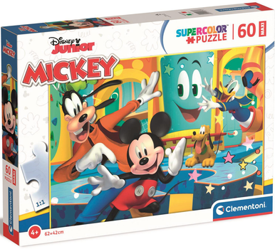 Puzzle Clementoni Maxi Super Kolor Mickey And Friends 60 elementów (8005125264735)